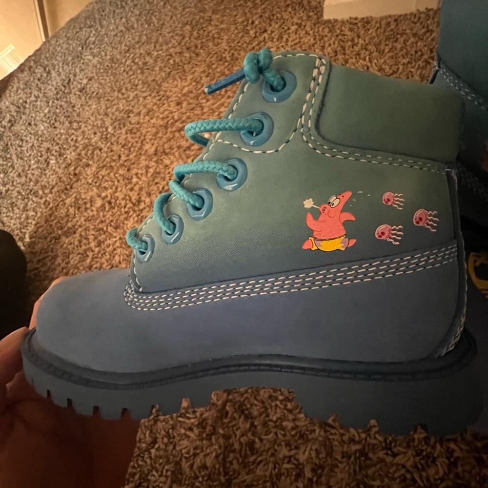 Spongebob Timberland Kids Boots